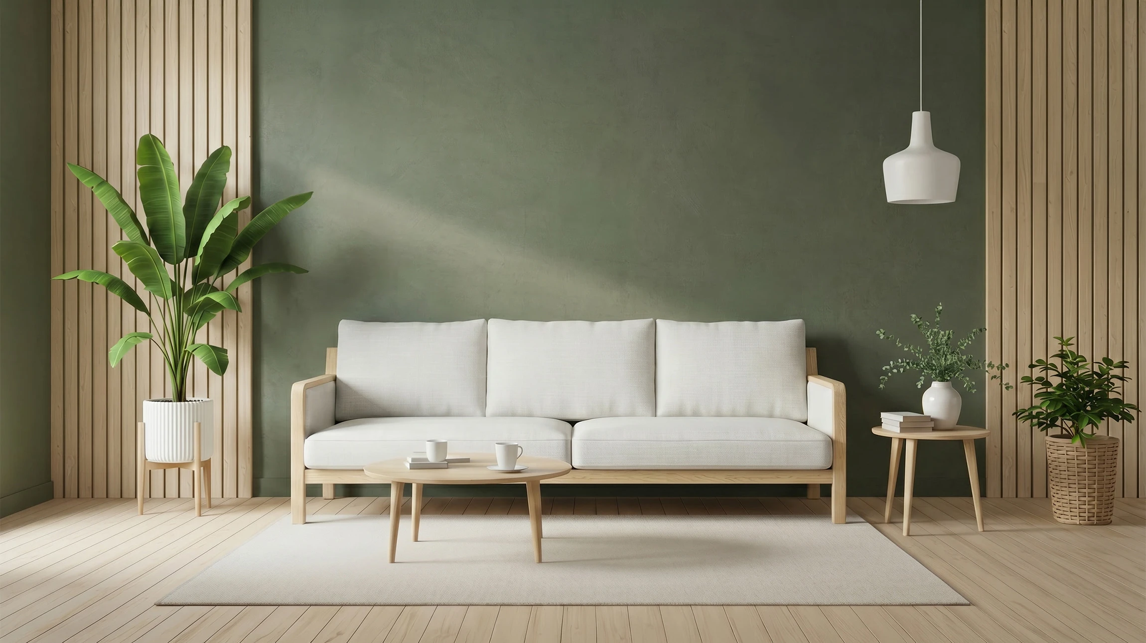 Artisan en tenue orange installe un parquet en lames de bois clair dans une pièce résidentielle